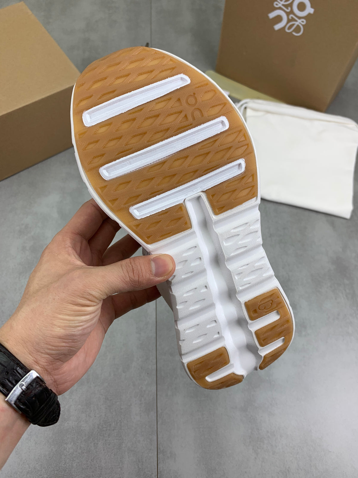 LOEWE x On White Sneakers