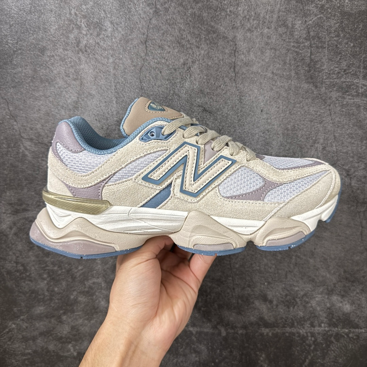 New Balance 9060 Cream & Grey Sneakers