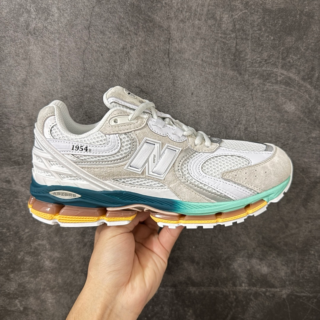 New Balance 1954R White & Multicolor Sneakers
