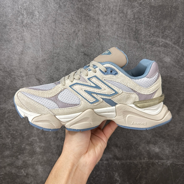 New Balance 9060 Cream & Grey Sneakers