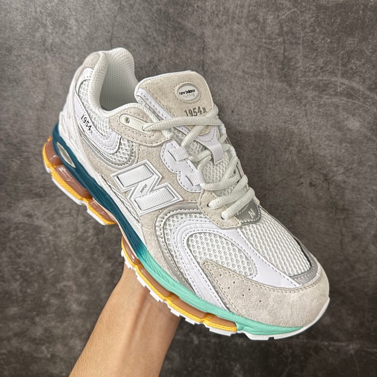 New Balance 1954R White & Multicolor Sneakers