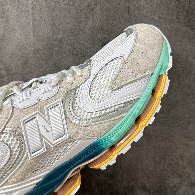 New Balance 1954R White & Multicolor Sneakers