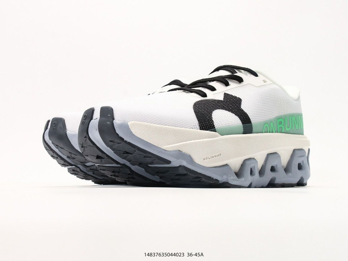 On Cloudmonster Hyper White & Mint Sneakers
