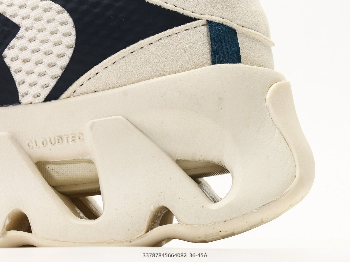 On Cloudswift K-Tech 2 Cream & Black Sneakers