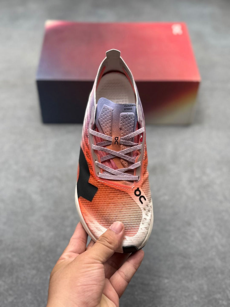 On Cloudboom Strike Pink & Orange Sneakers