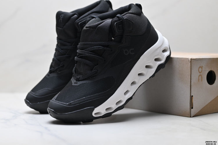 On Cloudhorizon 2 Mid Black & White Sneakers