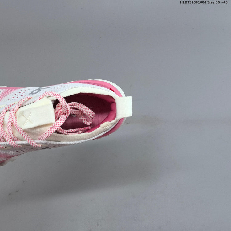 On Cloud X Tempo White & Pink Sneakers