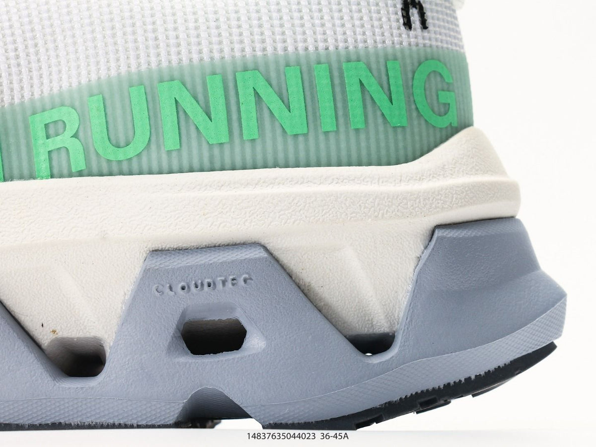 On Cloudmonster Hyper White & Mint Sneakers