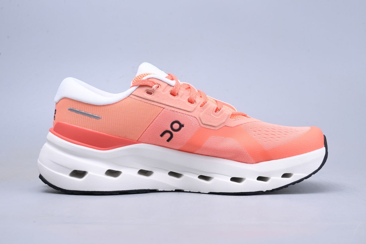 On Cloudrunner 3 Coral & White Sneakers