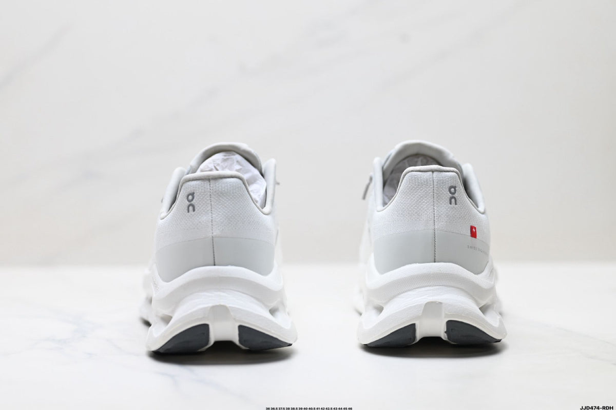 On Cloudtilt White & Silver Grey Sneakers