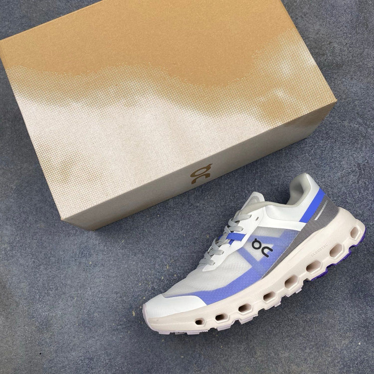 On Cloudvista 2 Cream & Blue Sneakers