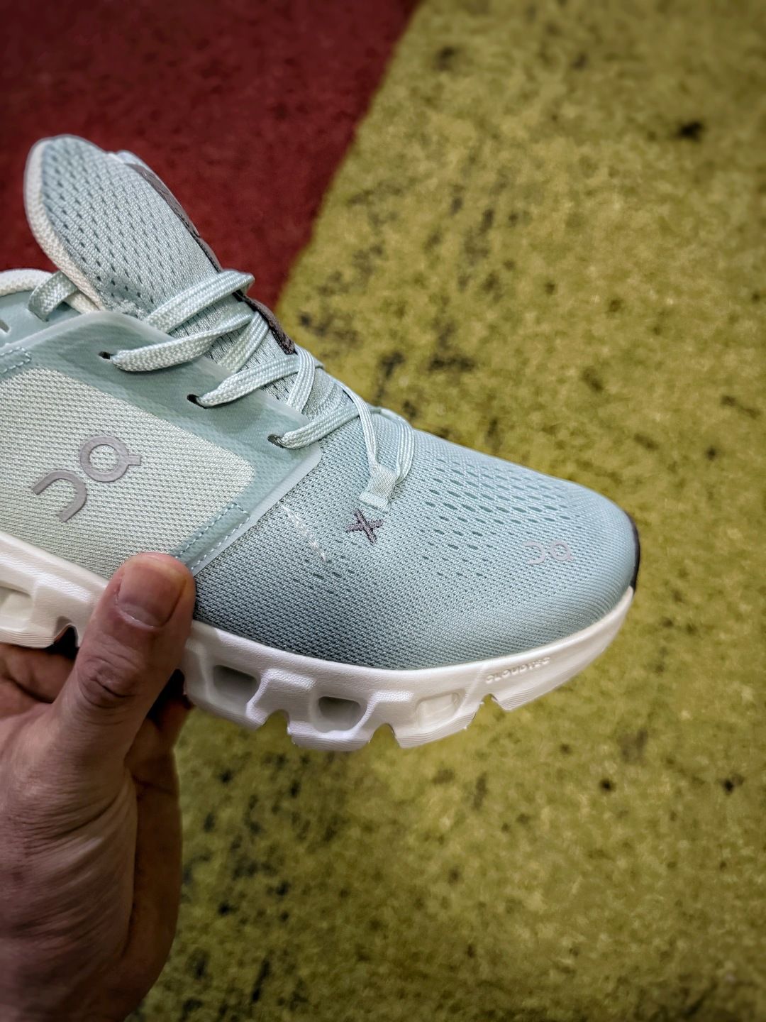 On Cloud X 5 Ice Blue & White Sneakers