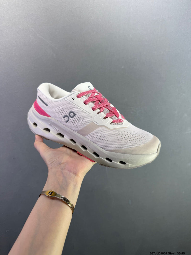 On Cloudrunner 3 White & Pink Sneakers
