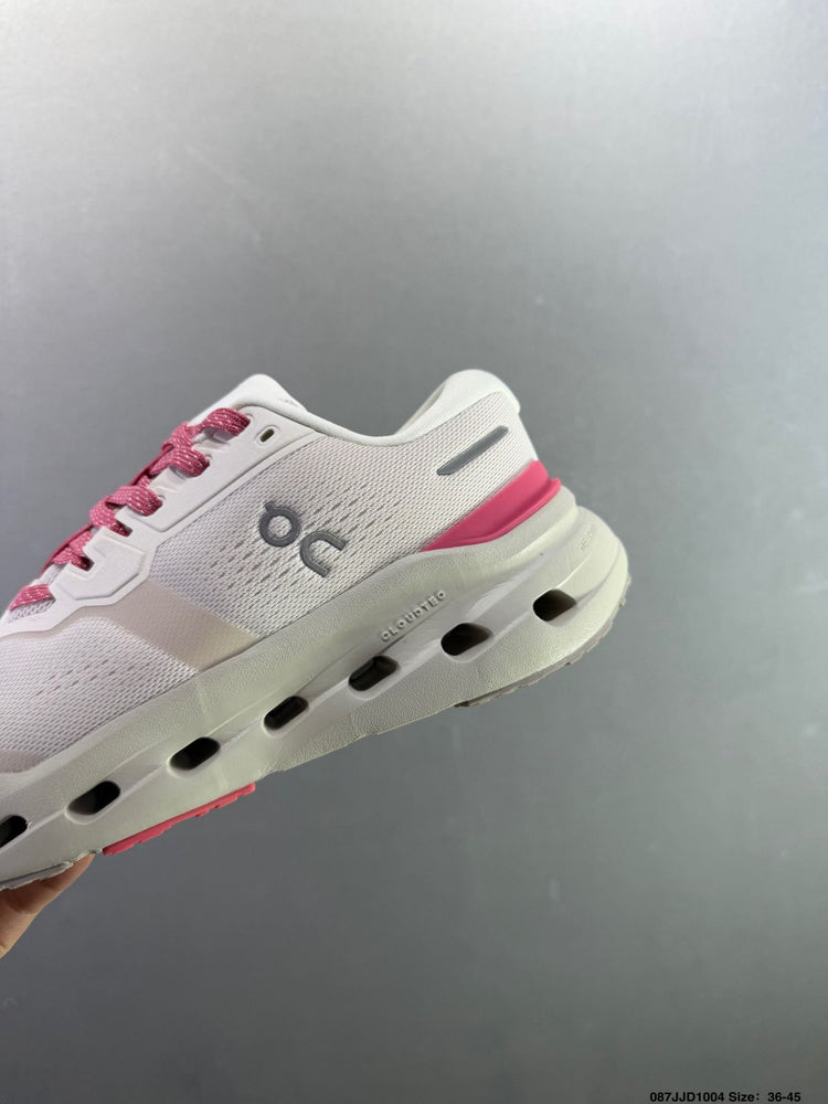 On Cloudrunner 3 White & Pink Sneakers