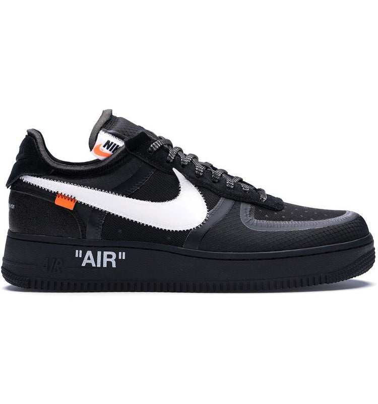 Nike Off-White x Air Force 1 Low 'Black' (AO4606-001)