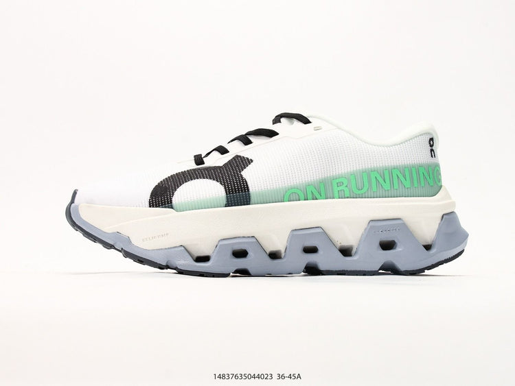 On Cloudmonster Hyper White & Mint Sneakers