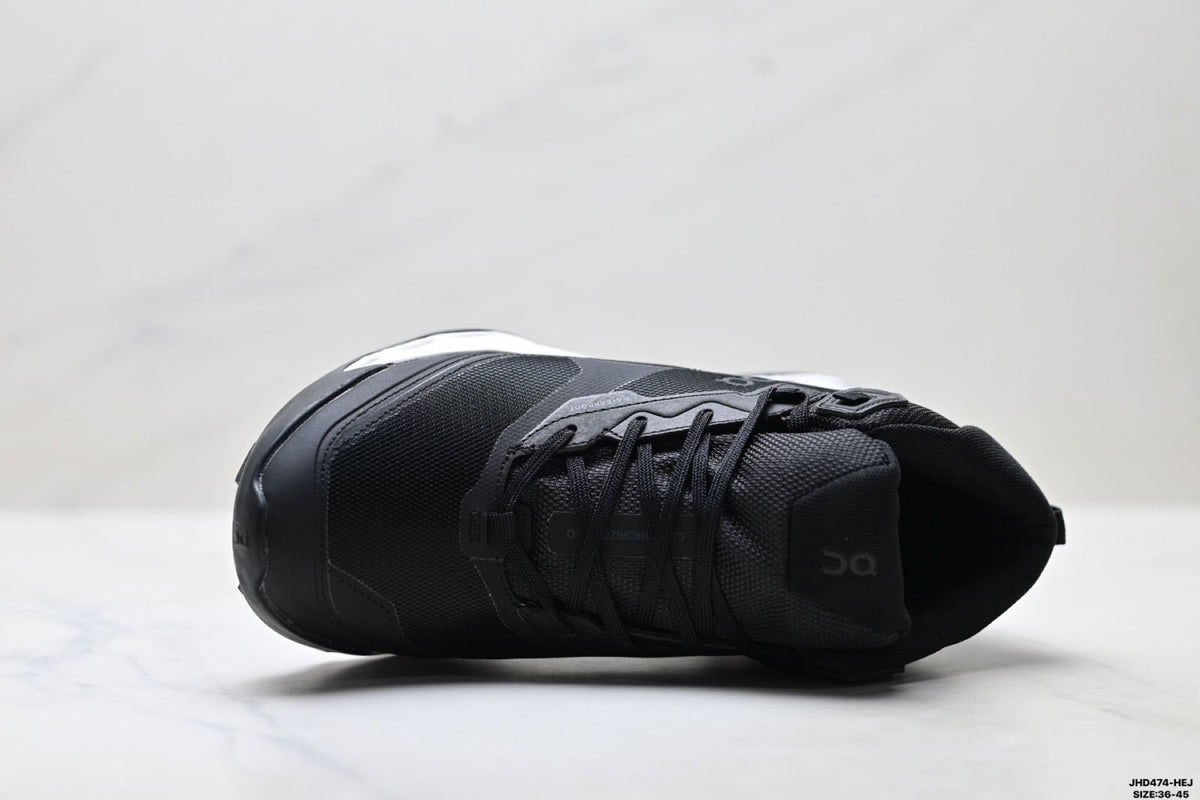 On Cloudhorizon 2 Mid Black & White Sneakers