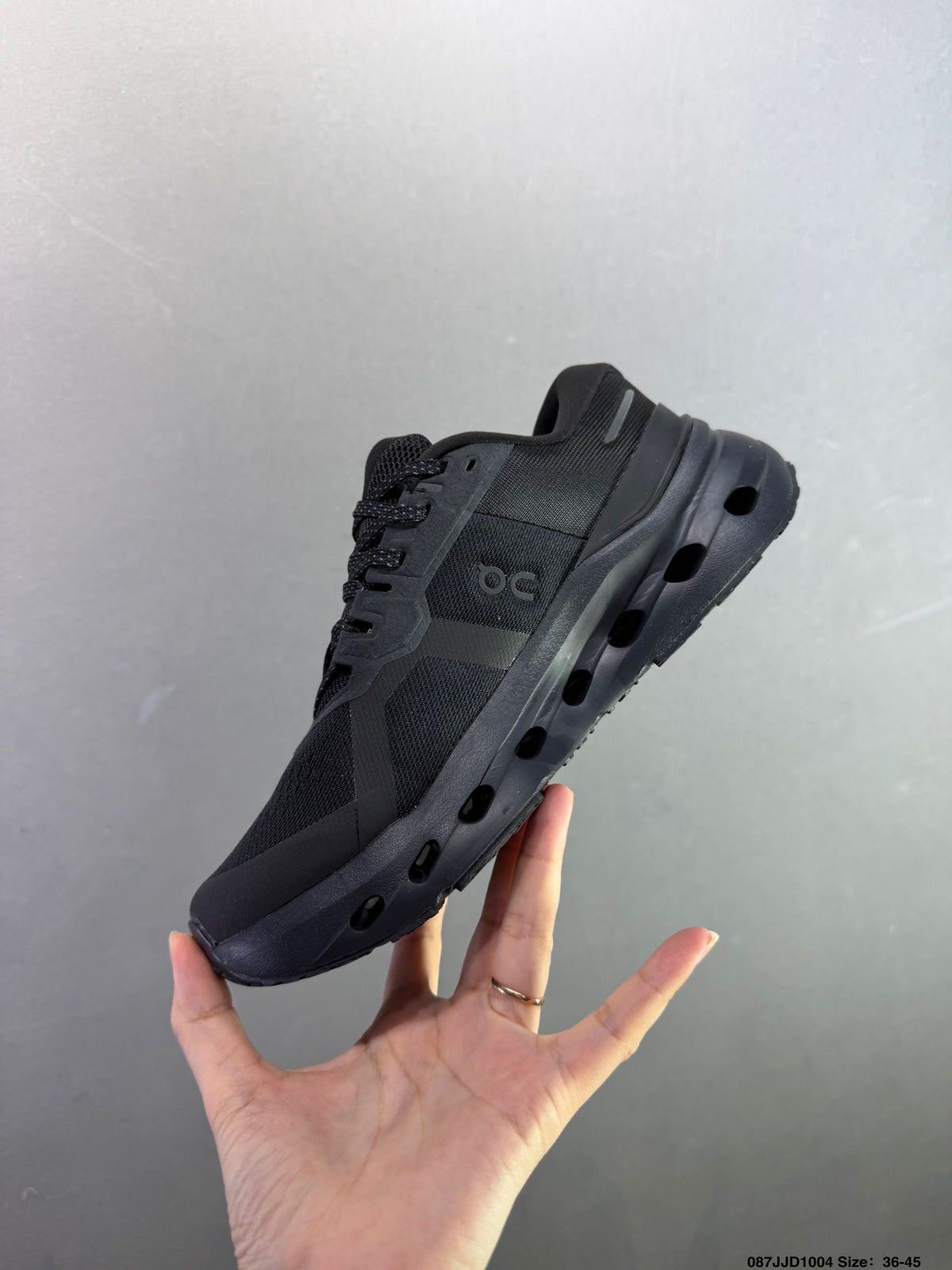 On Cloudrunner 3 Black & Charcoal Sneakers