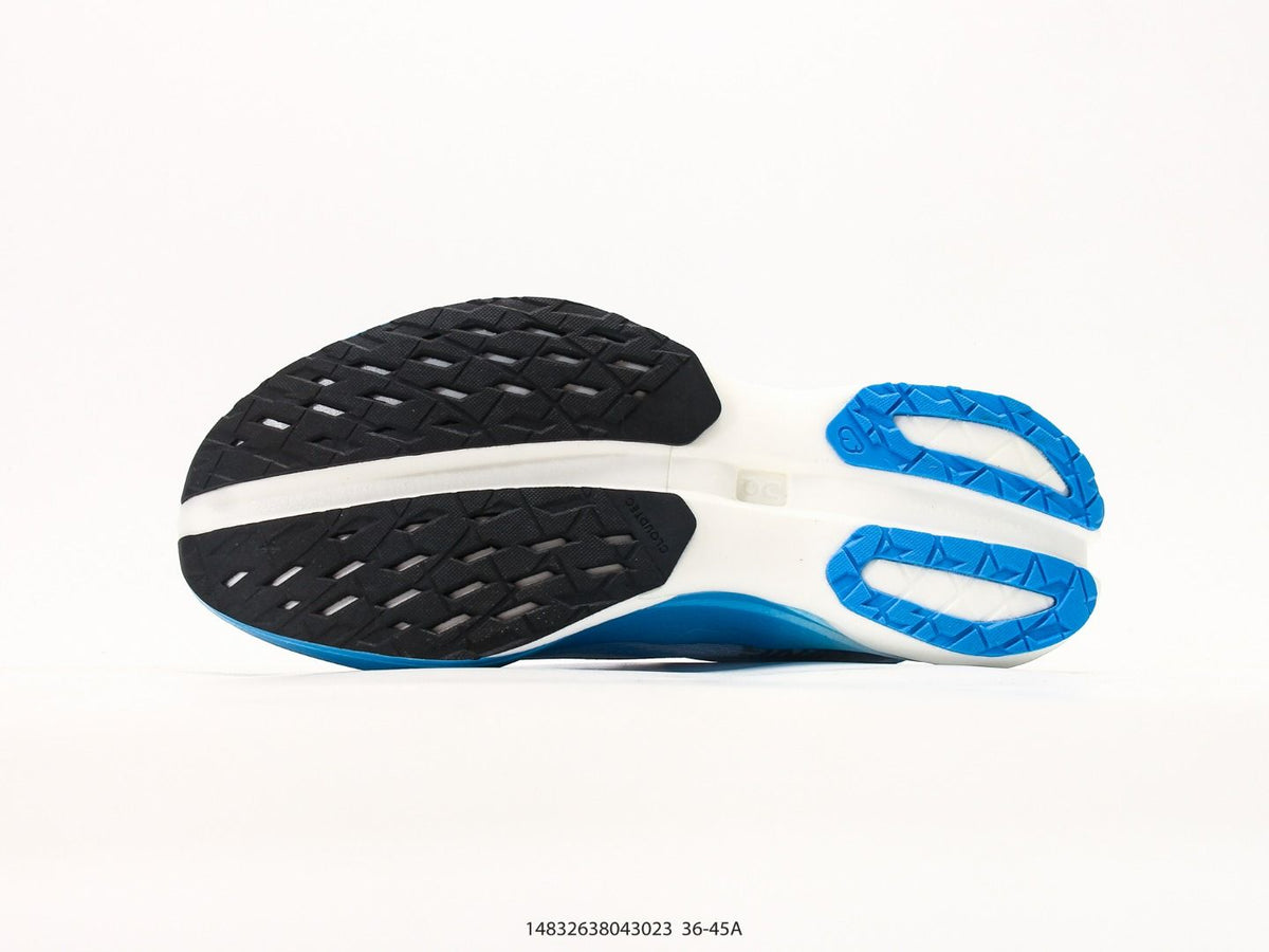On Cloudmonster Hyper Blue & White Sneakers