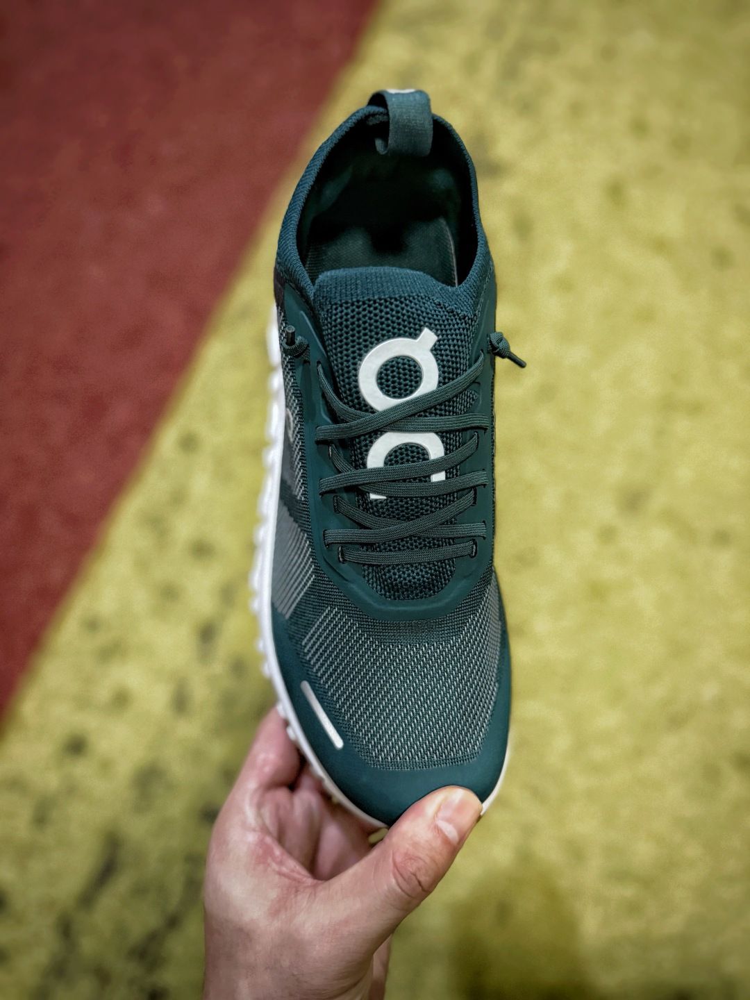 On Cloud X 5 Dark Teal & White Sneakers