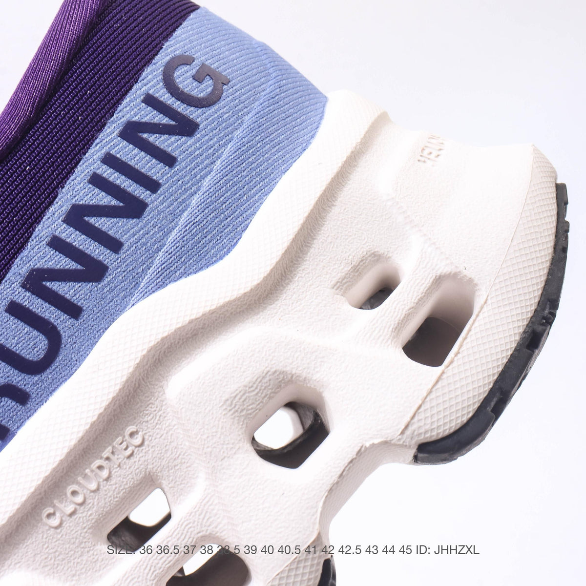 On Cloudmonster 3 Purple & White Sneakers