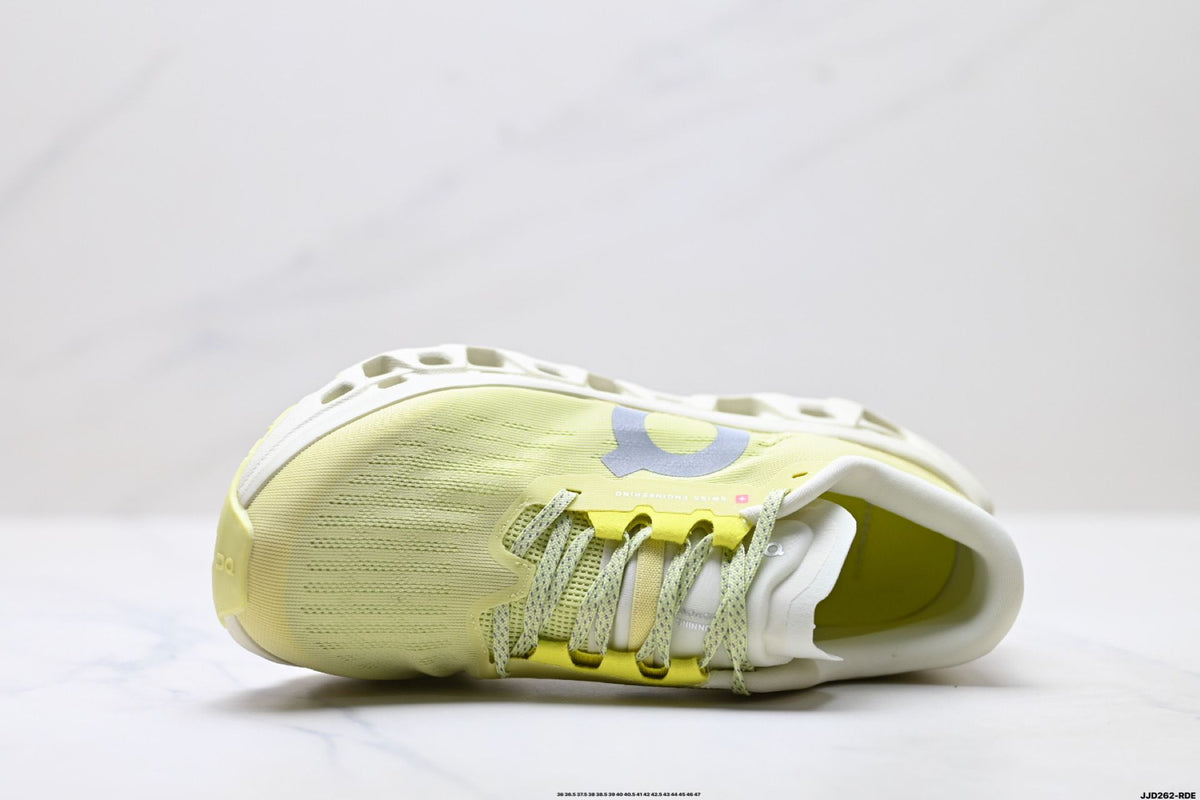 On Cloudmonster 3 Lime & Cream Sneakers