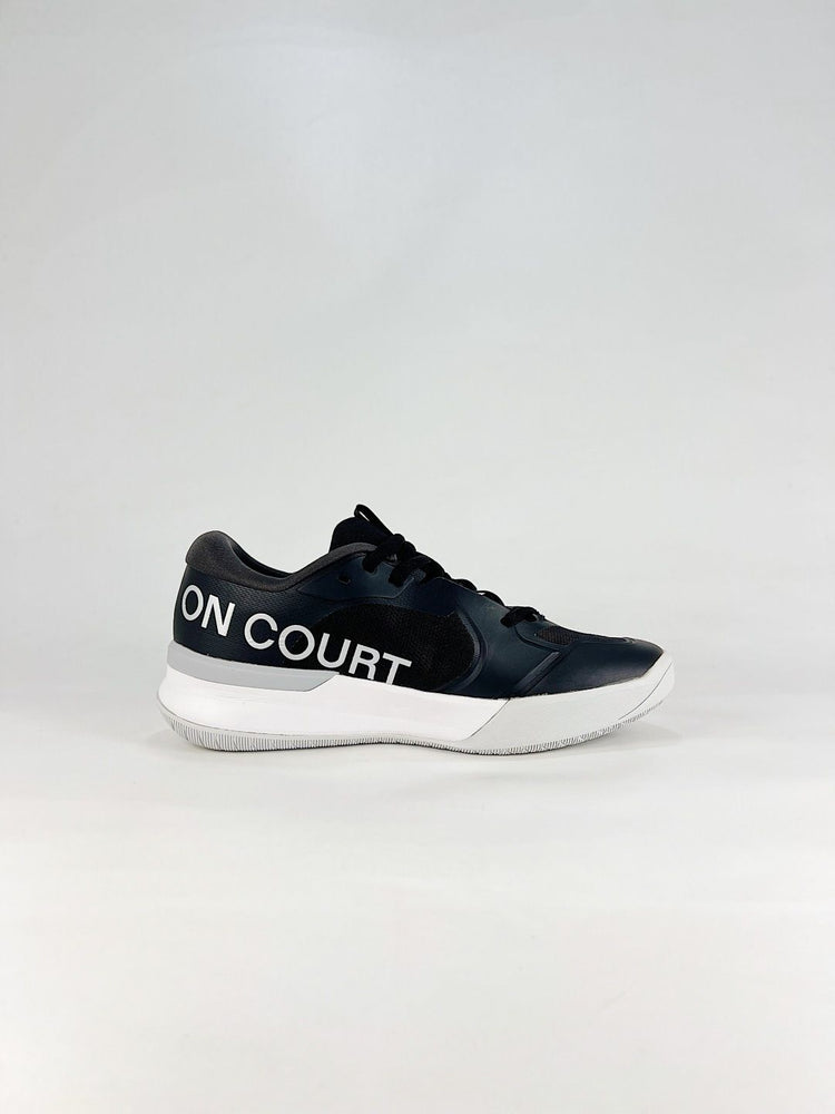 On THE ROGER Pro 3 Clay Black & Pink Sneakers