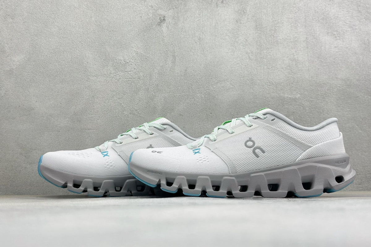 On Cloud X 5 White & Sky Blue Sneakers