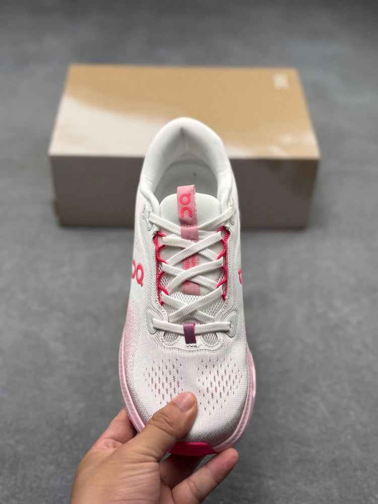 On Cloudsurfer 3 Light Grey & Pink Sneakers