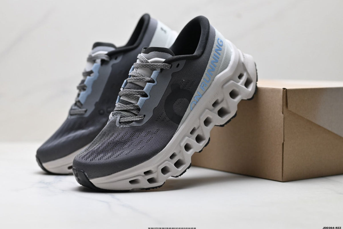 On Cloudmonster 3 Charcoal & Grey Sneakers