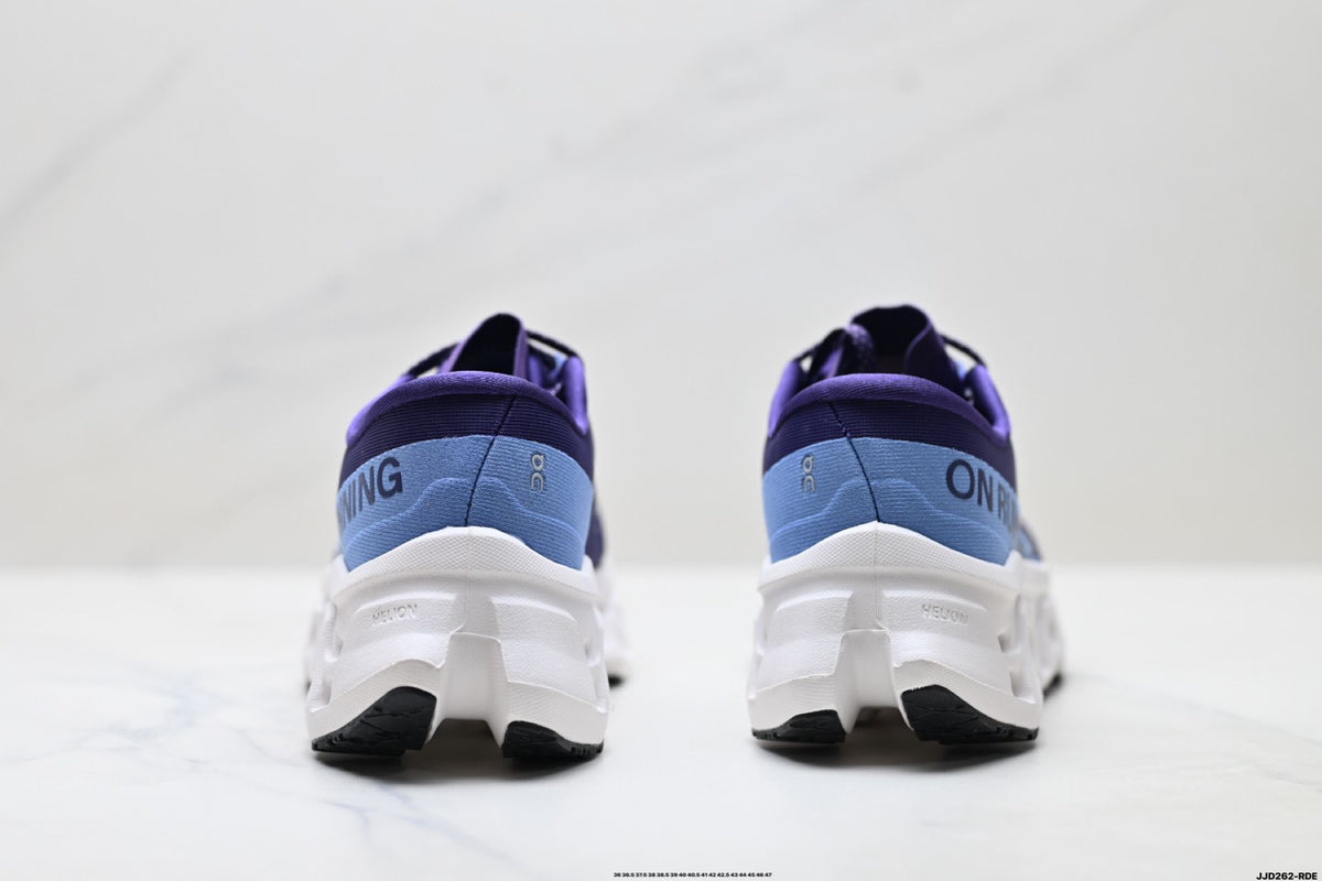 On Cloudmonster 3 Purple & White Sneakers