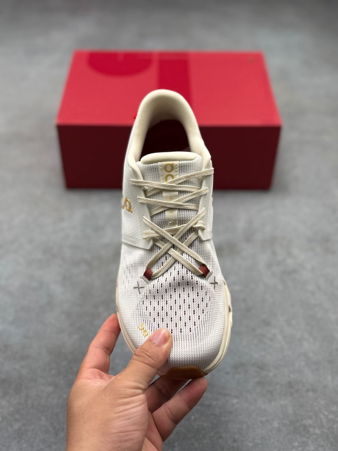 On Cloud X 4 Cream Sneakers
