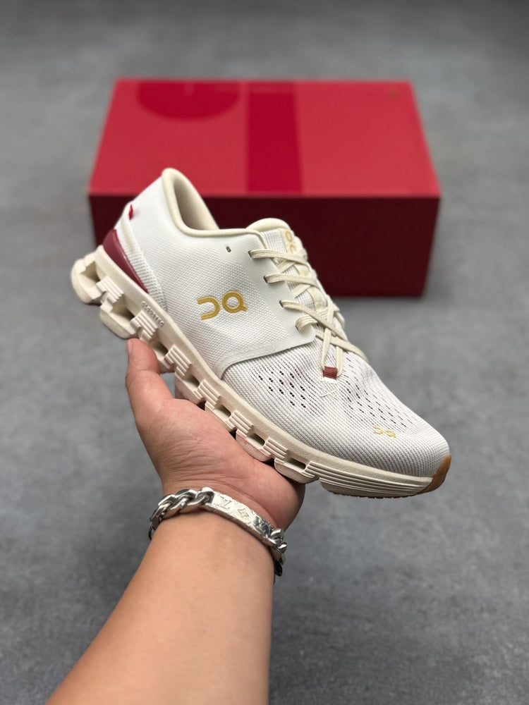 On Cloud X 4 Cream Sneakers