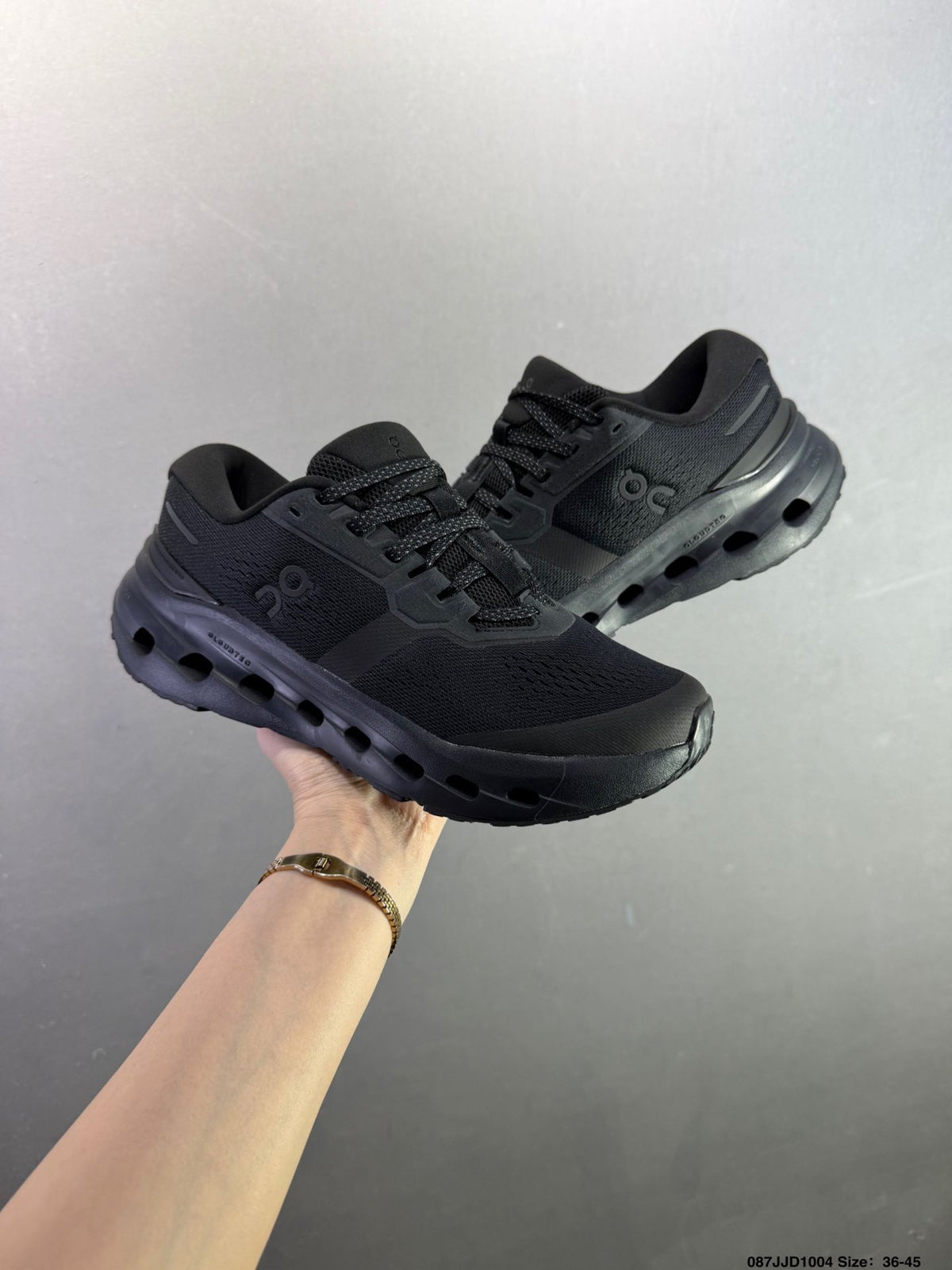 On Cloudrunner 3 Black & Charcoal Sneakers