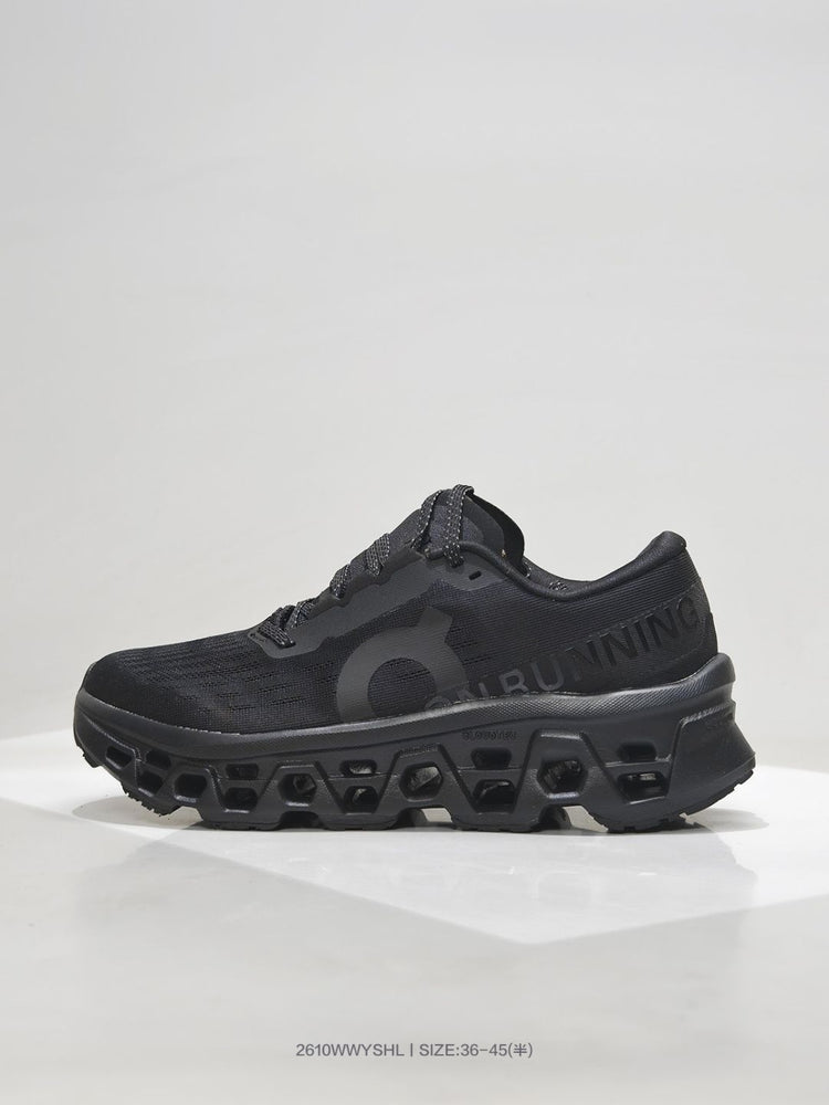 On Cloudmonster 3 All-Black Sneakers