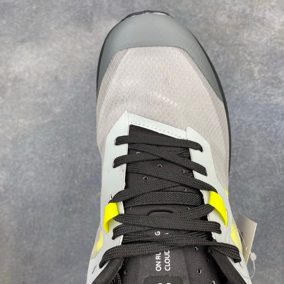 On Cloudvista 2 Grey & Neon Yellow Sneakers