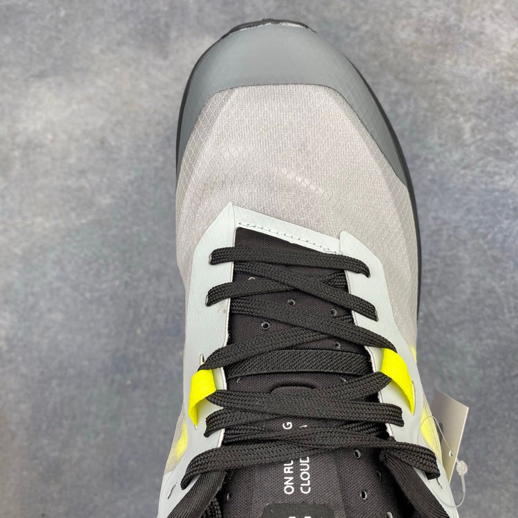 On Cloudvista 2 Grey & Neon Yellow Sneakers