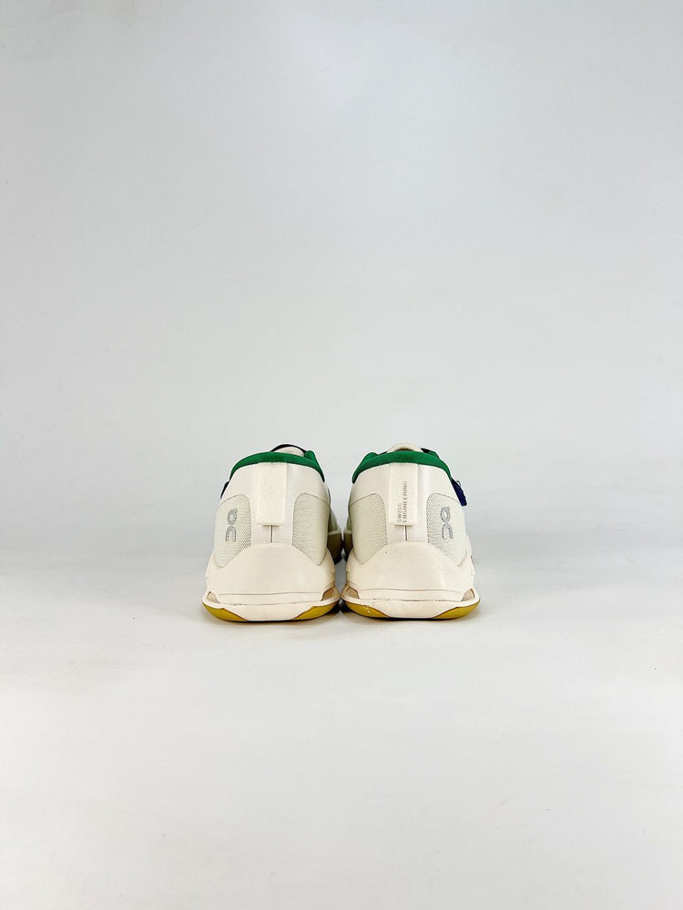 On Cloudnova Moon White & Green Sneakers