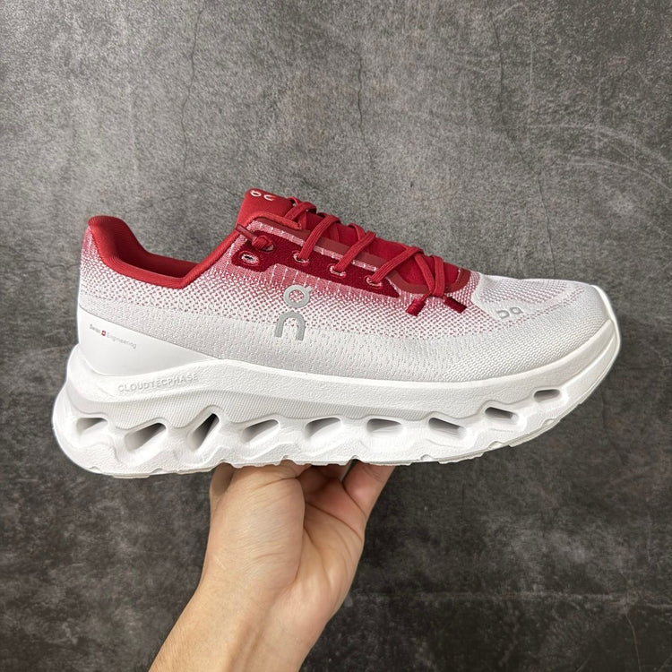 On Cloudtilt White & Red Sneakers