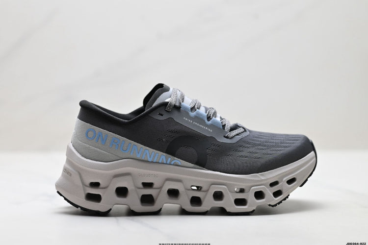 On Cloudmonster 3 Charcoal & Grey Sneakers