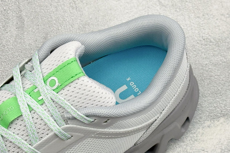 On Cloud X 5 White & Sky Blue Sneakers