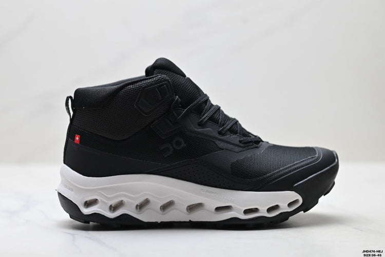 On Cloudhorizon 2 Mid Black & White Sneakers