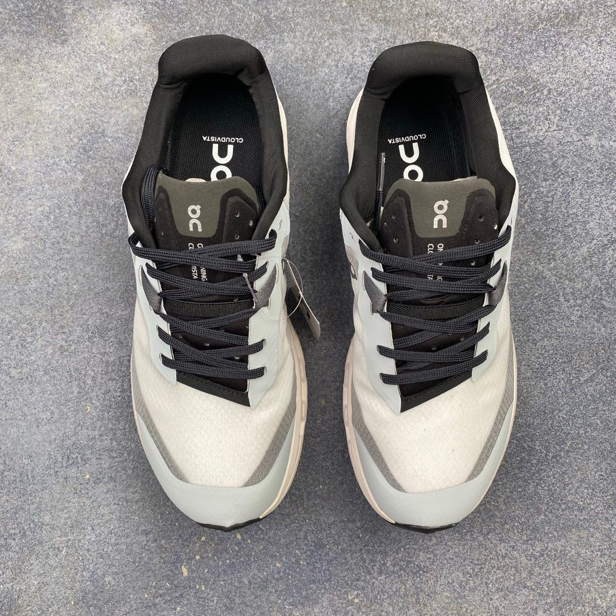 On Cloudvista 2 Light Grey & Black Sneakers