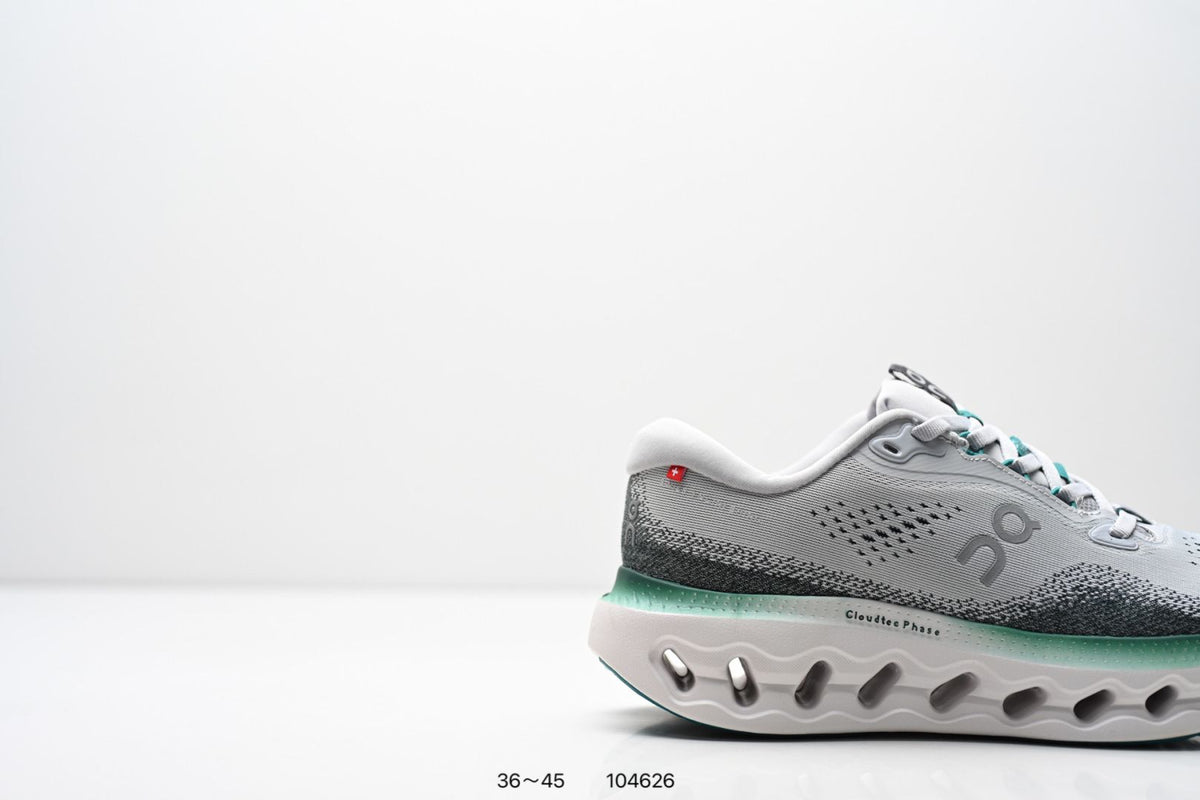 On Cloudsurfer 3 Grey & Mint Sneakers