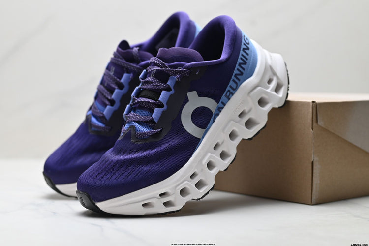 On Cloudmonster 3 Purple & White Sneakers