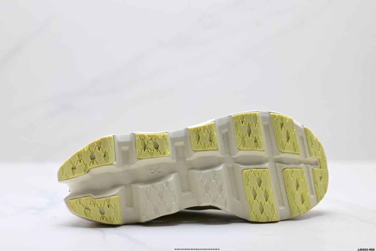 On Cloudmonster 3 Lime & Cream Sneakers
