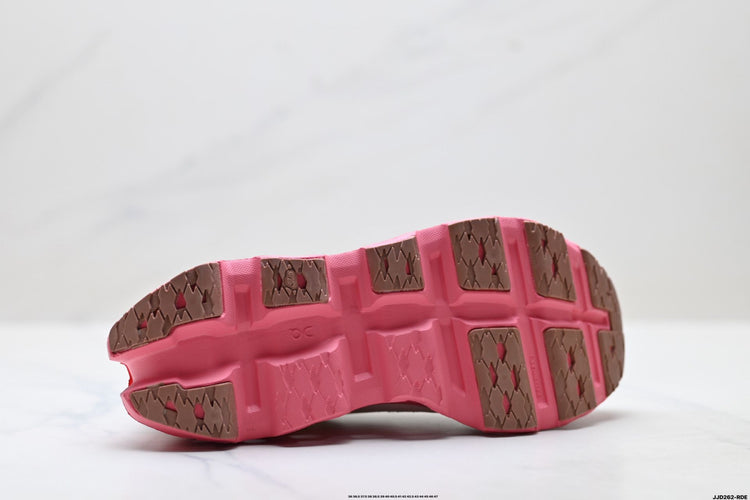 On Cloudmonster 3 White & Pink Sneakers