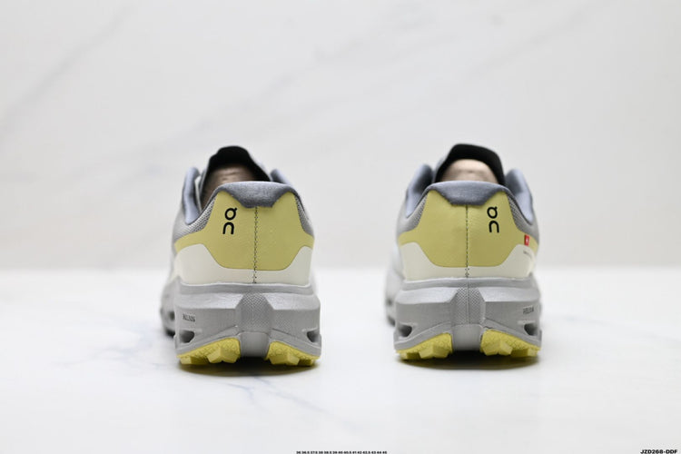 On Cloudvista 3 Grey & Lime Sneakers