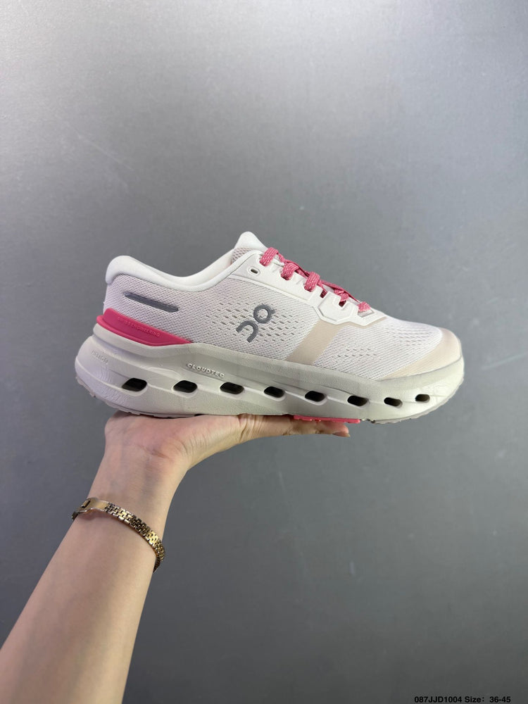 On Cloudrunner 3 White & Pink Sneakers