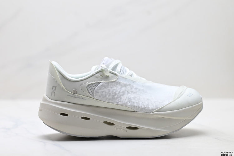 On Cloudboom Volt White & Grey Sneakers